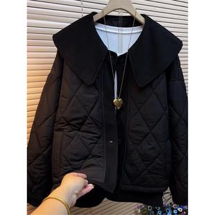 爆款 大码 棉服外套女显瘦胖mm胖妹妹冬季 2025秋冬新款 高级感 女装