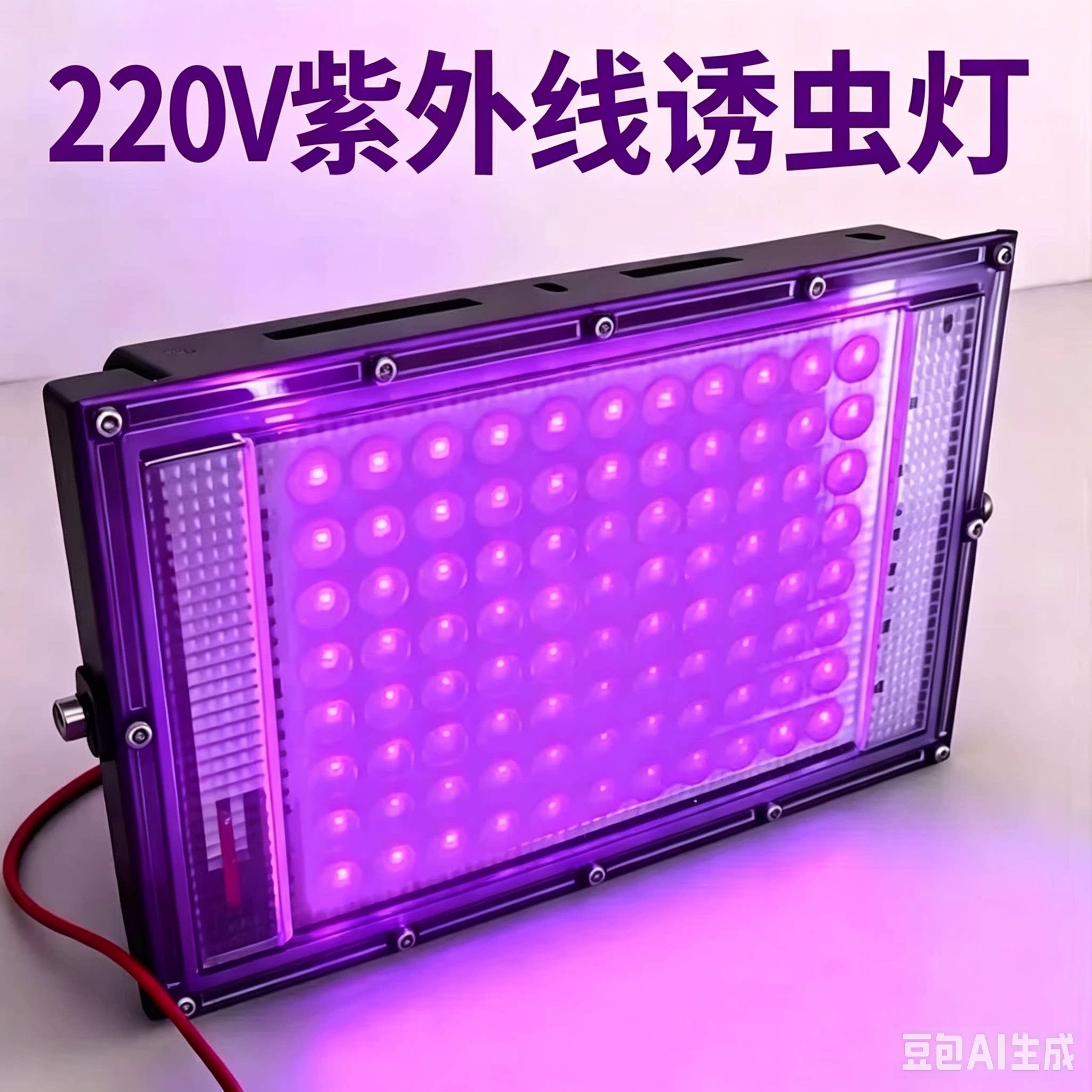 新款220V紫光诱虫灯12V诱虫灯户外抓虫灯养殖诱虫灯诱抓咕咕蝎子