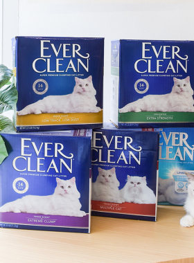 EverClean铂钻膨润土25磅猫砂
