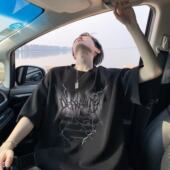 五分短袖 半袖 潮牌ins体恤 大码 学生新款 t恤青少年半袖 宽松男款