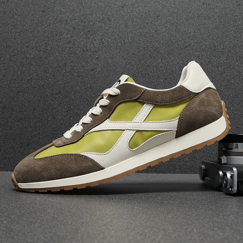 冰丝布面板鞋男2026春季透气时尚休闲薄款轻便耐磨薄底真皮阿甘鞋,流行男鞋,休闲板鞋,淘宝优惠券,粉丝福利购,淘宝优惠卷