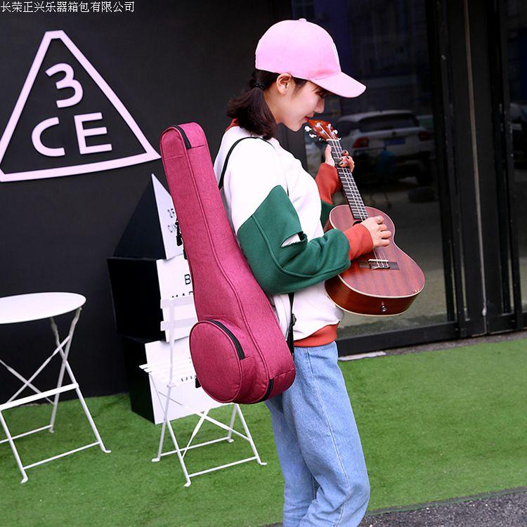 尤克里里琴包23寸双肩背包21 26寸乌克丽丽加厚加棉儿童成人琴包