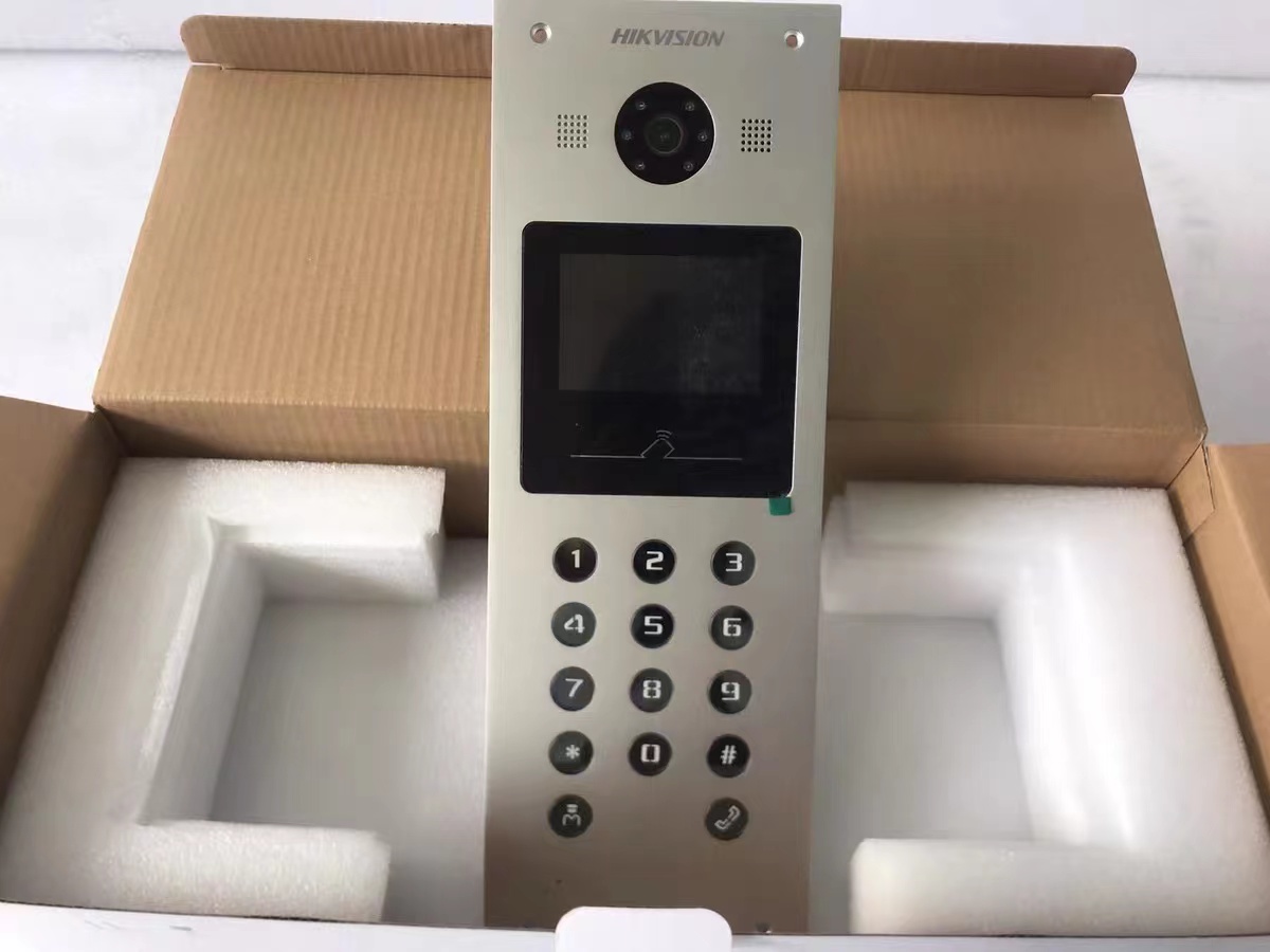 全新 海康可视门铃对讲全数字单元门口机IC卡密码 DS-KD3002-2A