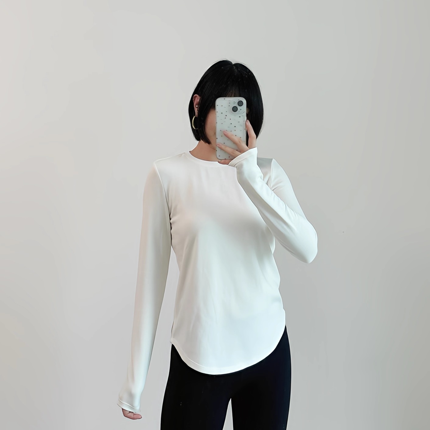 抓绒长袖打底T恤保暖打底衫