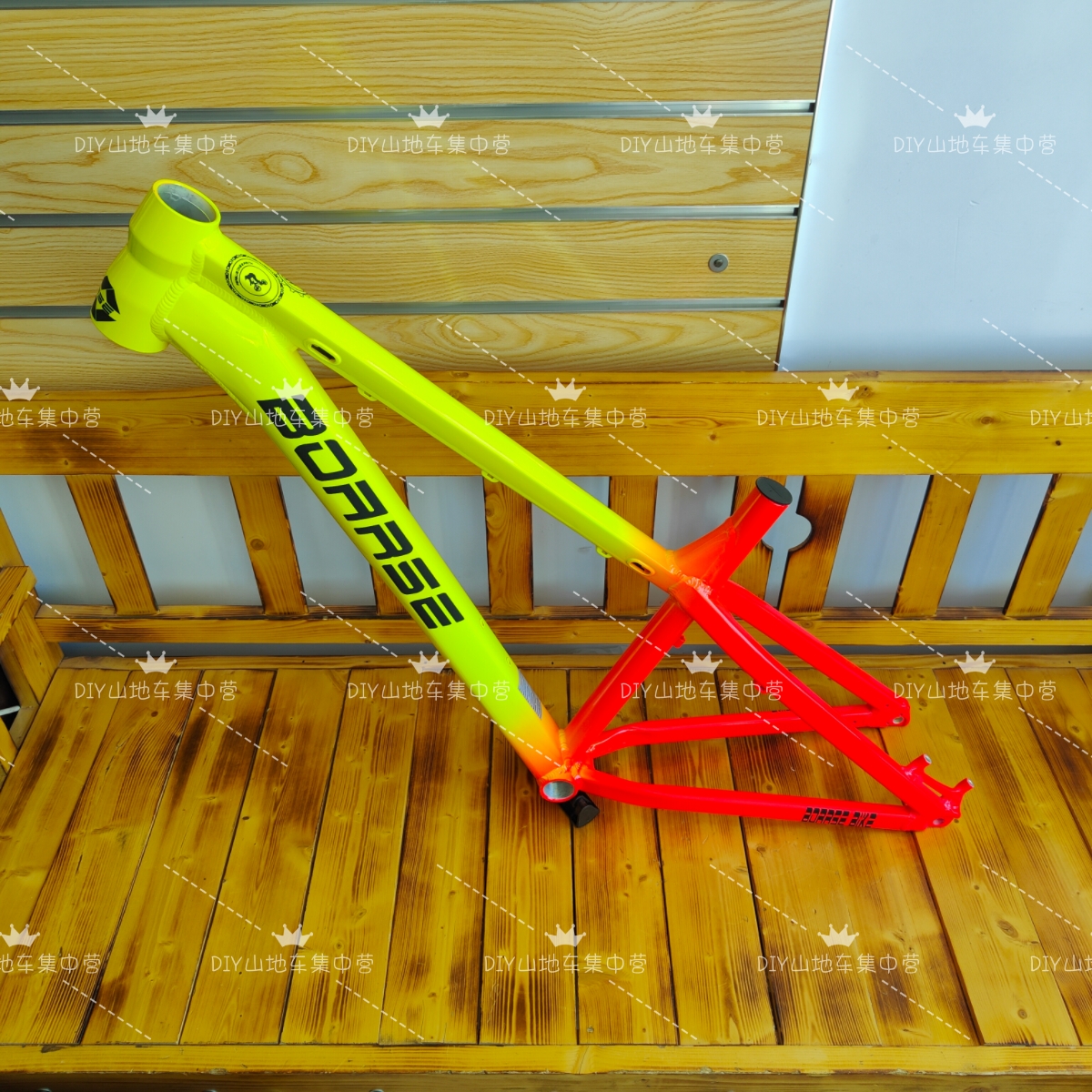 博睿思AM车架山地车车架142桶轴版