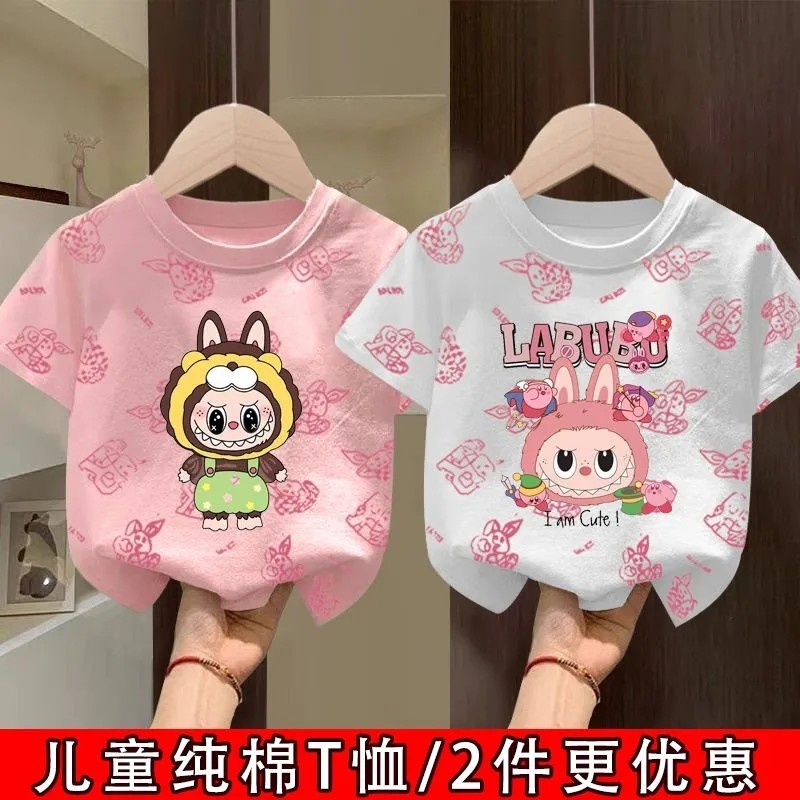 拉布布新款儿童短袖T恤夏季女童图片