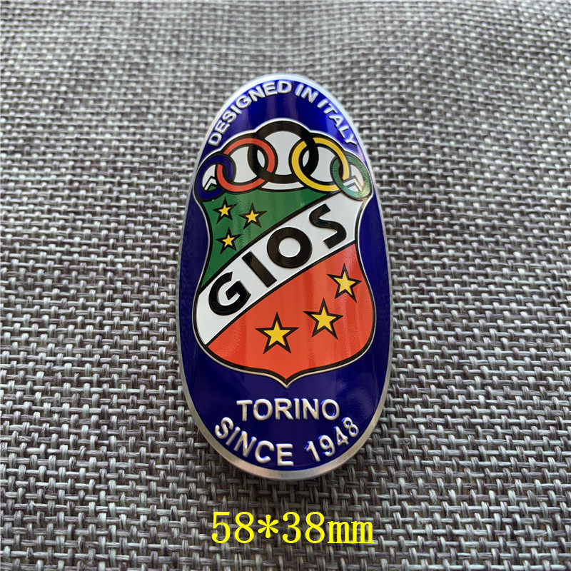 意大利 GIOS  自行车 公路车 死飞 头标 标牌 自行车贴纸
