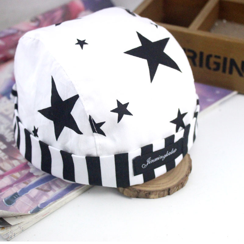 两岁宝宝帽子春秋0-3-6-9-12个月婴儿海盗帽3-4岁帅气男百搭童帽