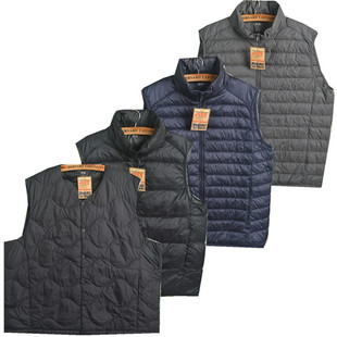 古着vintag欧美风休闲宽松保暧羽绒服马甲背心百搭时尚轻薄外套