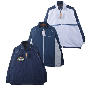 vintage古着复古日系学院风运动街头休闲嘻哈春秋款 撞色冲锋夹克