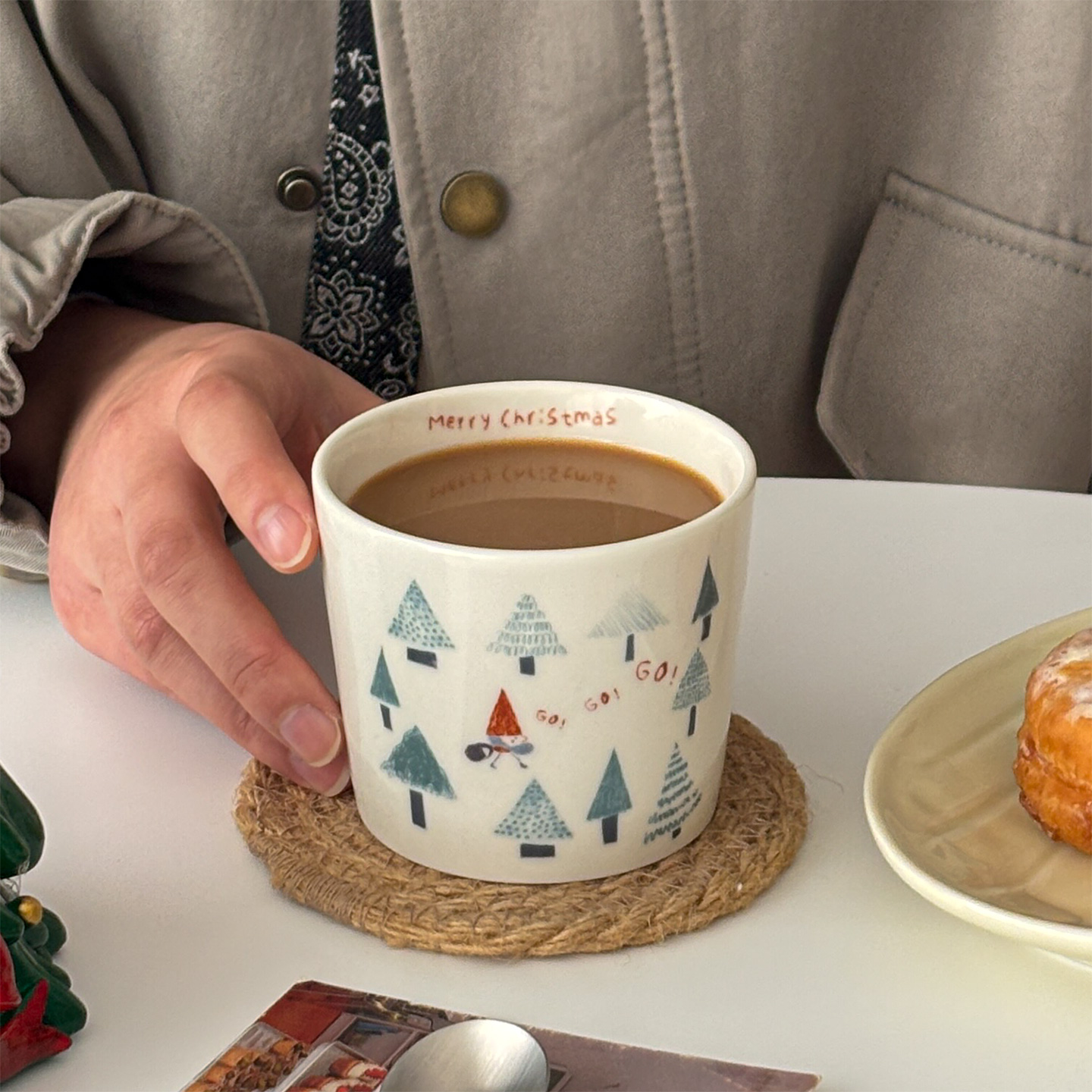 原创圣诞手握杯，节日氛围感拉满