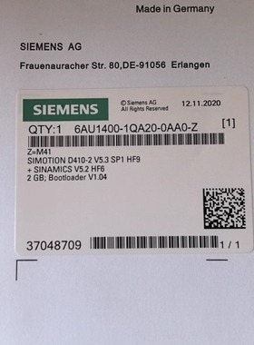 西门子6AU1400/2PA/QA/KA/NA00/01/02/20/21/22/23内存卡