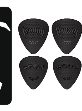 邓禄普 DUNLOP Lemmy 签名款铁盒6片装拨片