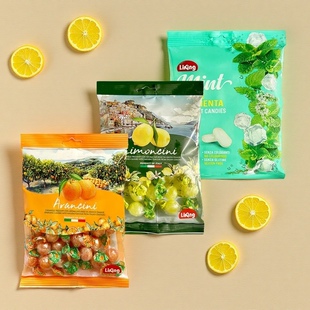 多口味组合装 意大利进口 KING夹心糖果柠檬薄荷味袋装