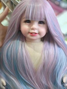 50-55cm女孩娃壳大娃空壳搪胶娃娃胶皮娃娃儿童玩具 定制款不退换