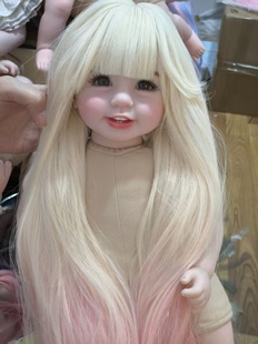 50-55cm女孩娃壳大娃空壳搪胶娃娃胶皮娃娃儿童玩具 定制款不退换