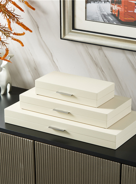 新中式饰品收纳盒简约样板房木