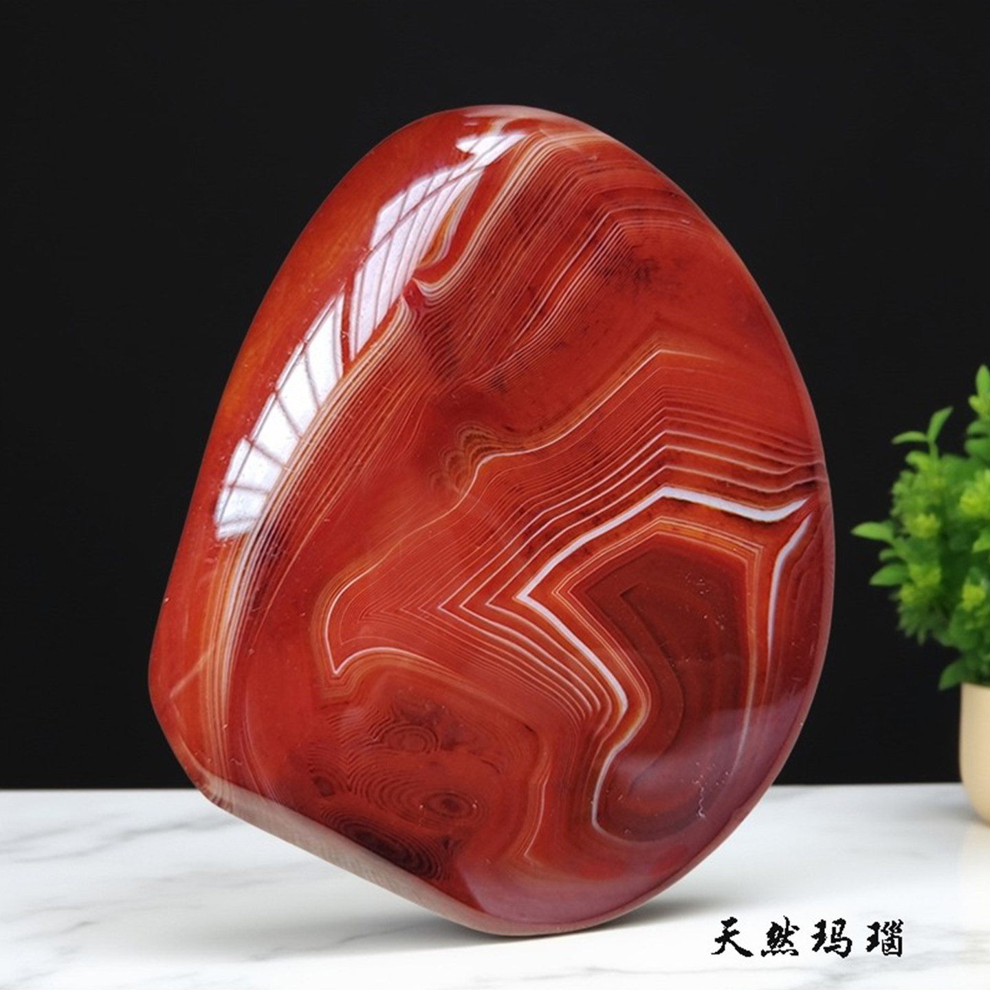天然水晶玛瑙原石把玩象形缠丝玛瑙手把件客厅奇石摆件籽料玉石