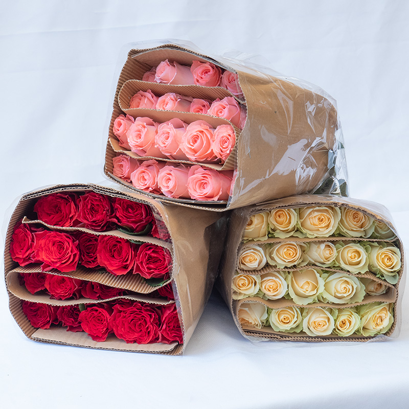 云南基地直发玫瑰家庭插花套餐