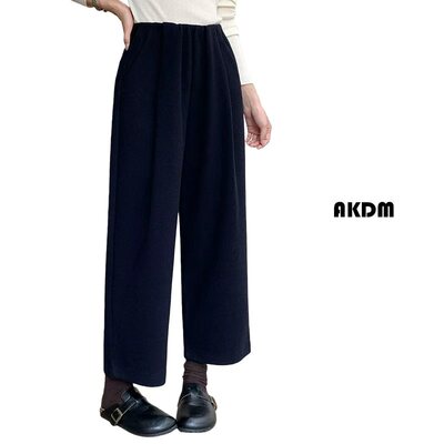 马瑶裤AKDM春季新款舒适百搭萝卜裤女休闲裤25006