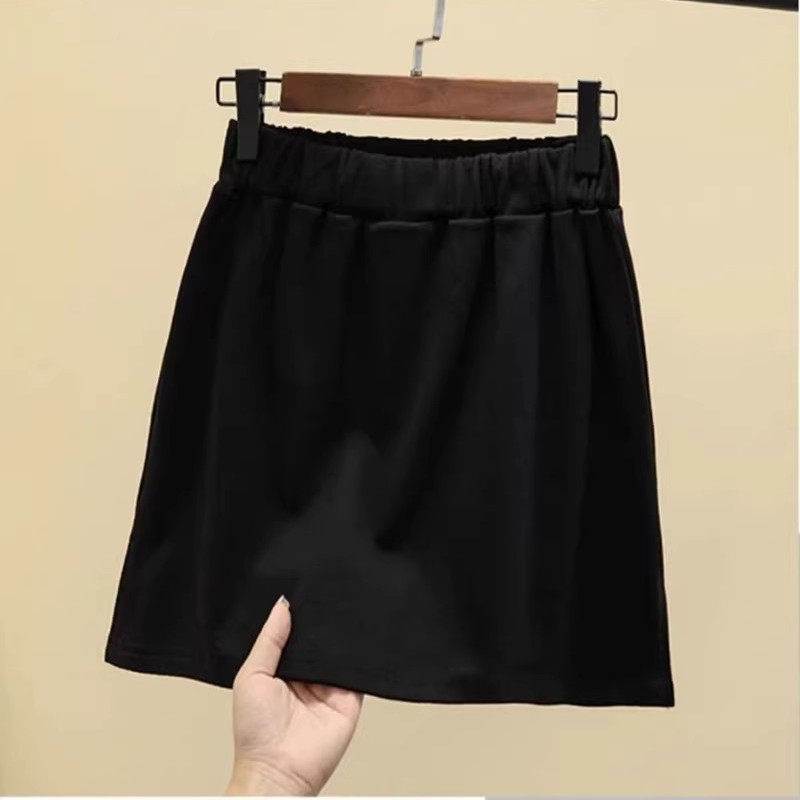 卫衣打底神器小屁帘下摆春秋百搭纯棉黑色内搭叠穿遮胯半身小黑裙,女装/女士精品,半身裙,淘宝优惠券,粉丝福利购,淘宝优惠卷