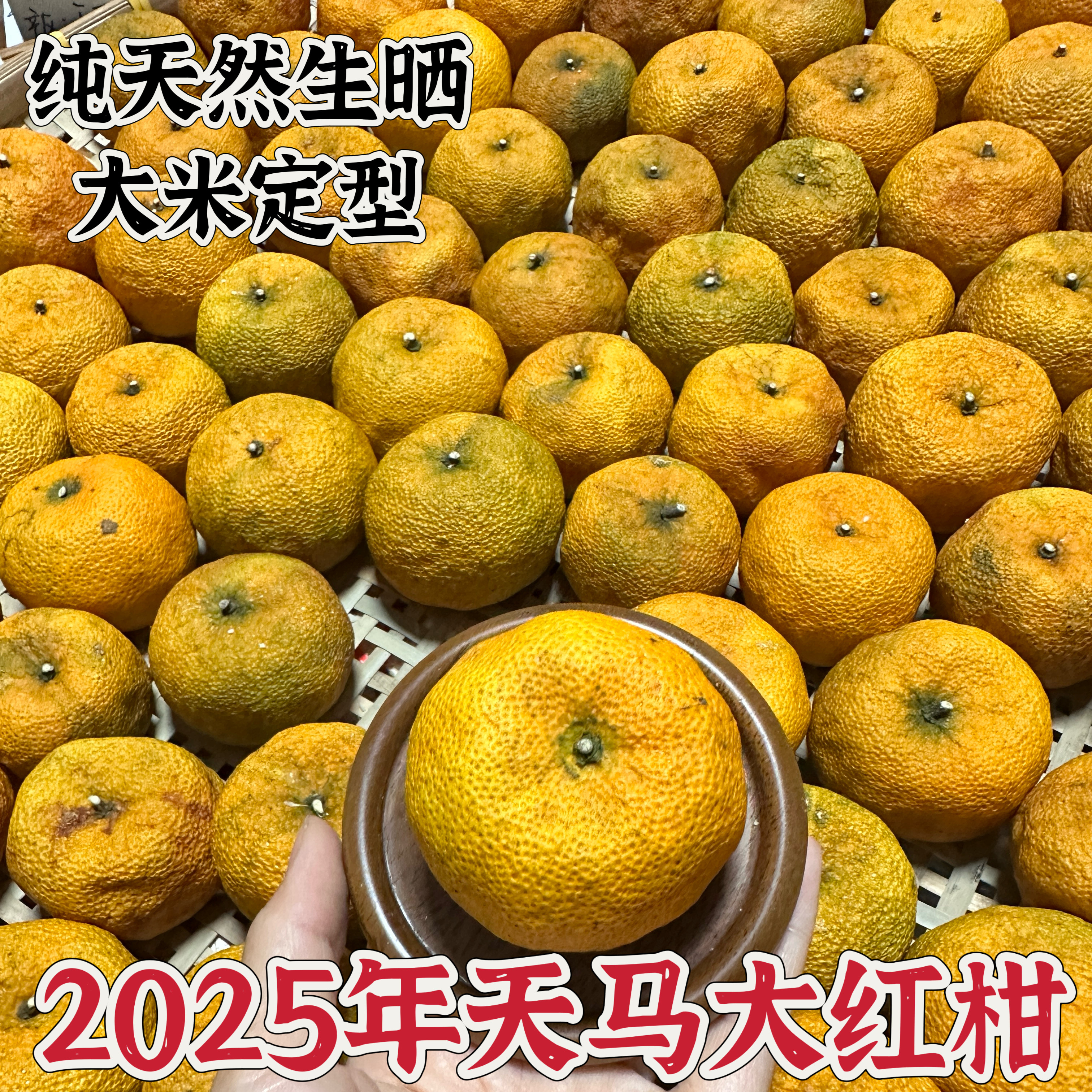 【天马柑壳】新会圈枝2025年陈皮