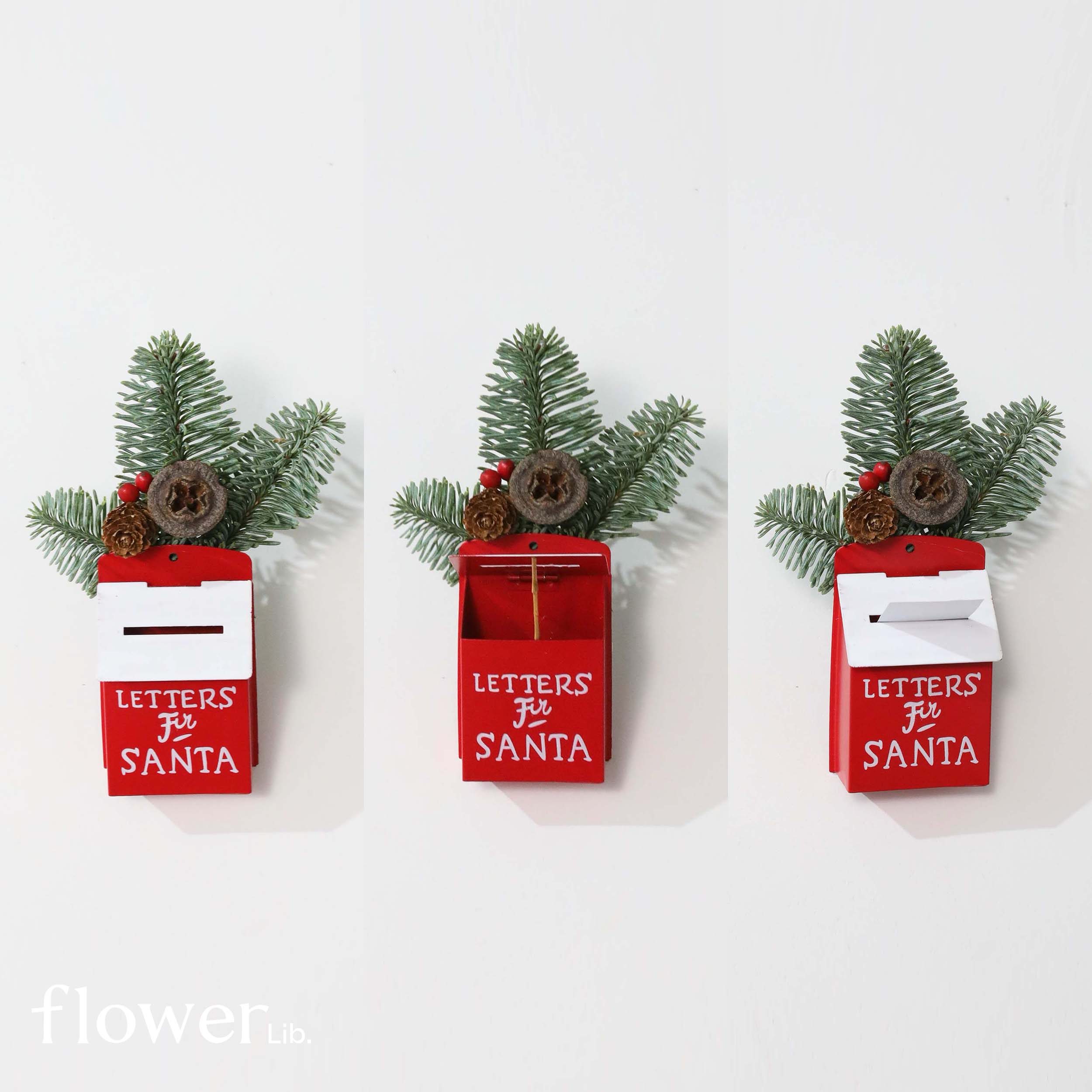 [圣诞来信]植物图书馆全国快递手工圣诞挂件圣诞礼物送朋友