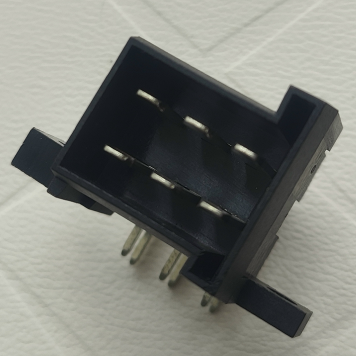 828801-2连接器接插件6P板端针座