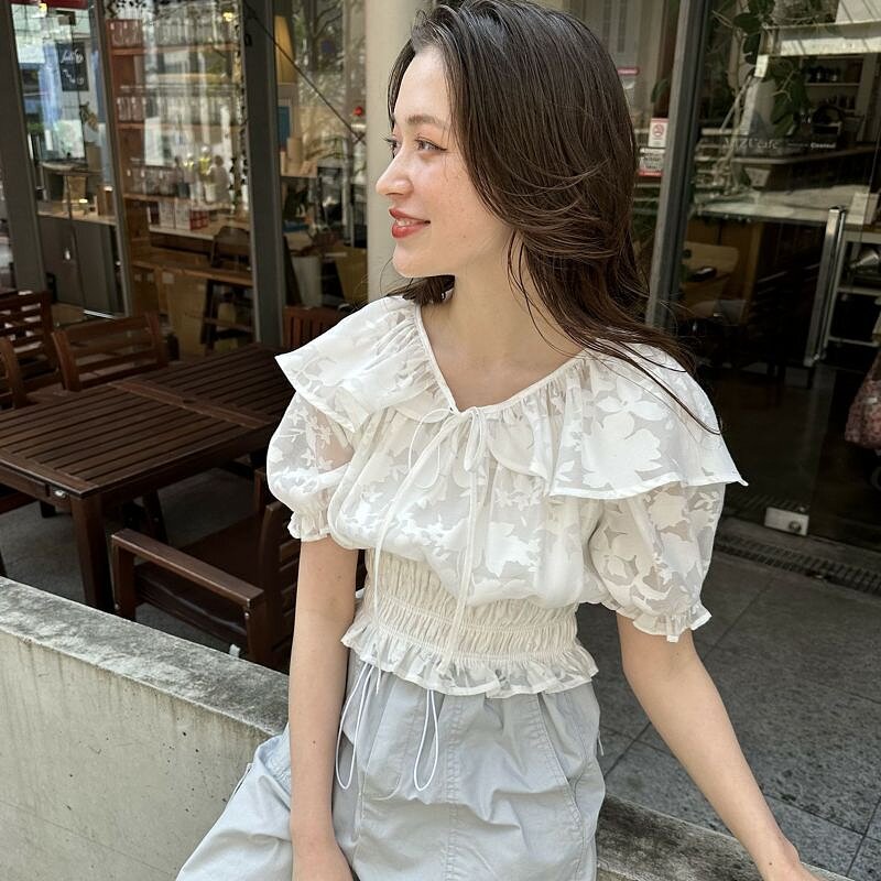 短袖衬衫可爱两穿甜美