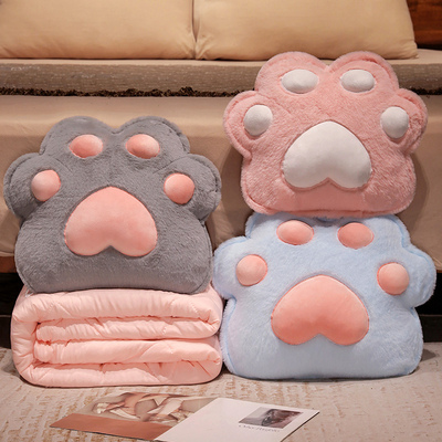 抱枕被子两用办公室空调毯子二合一午休枕头折叠靠枕午睡神器夏季