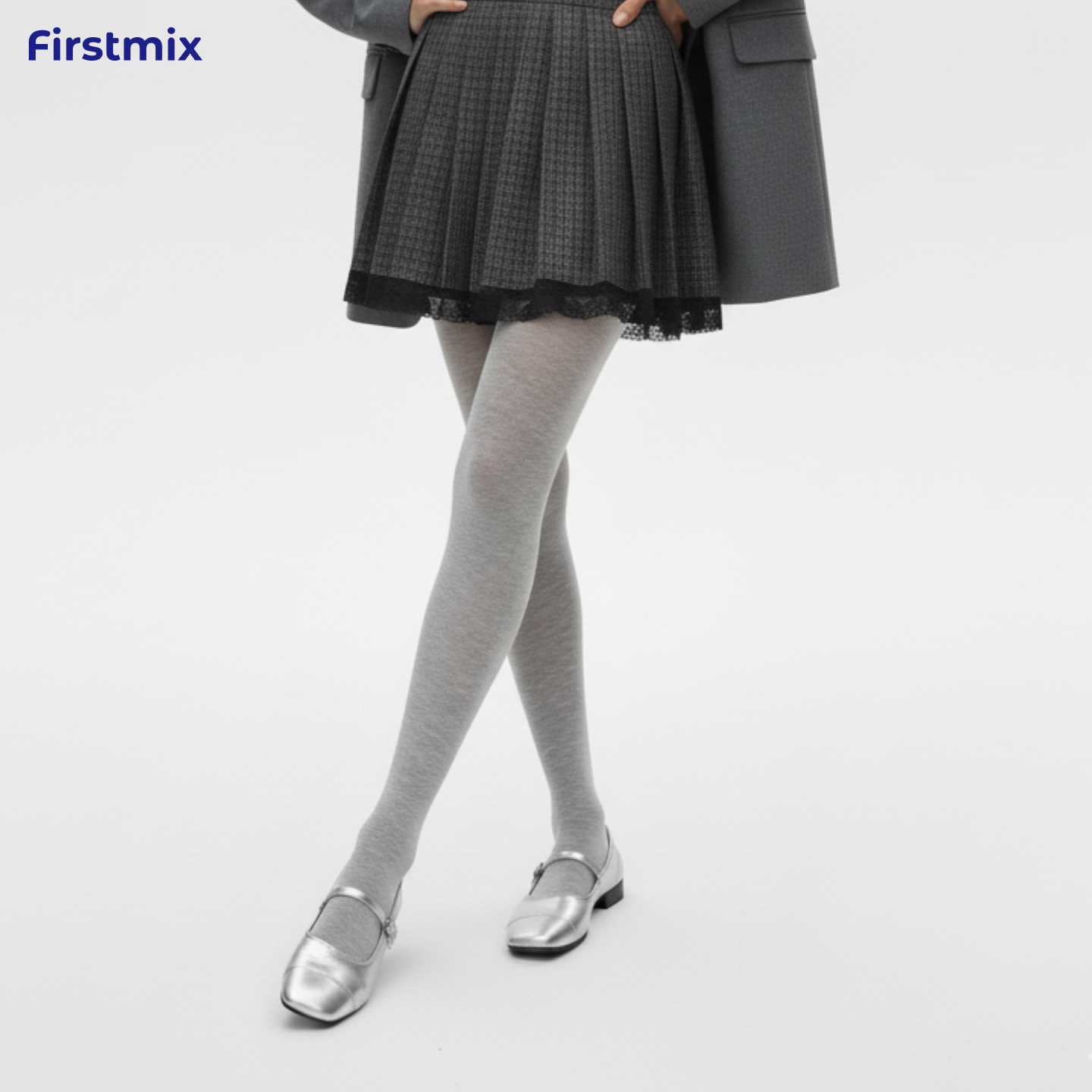 FIRSTMIX微透连裤袜女立体袜