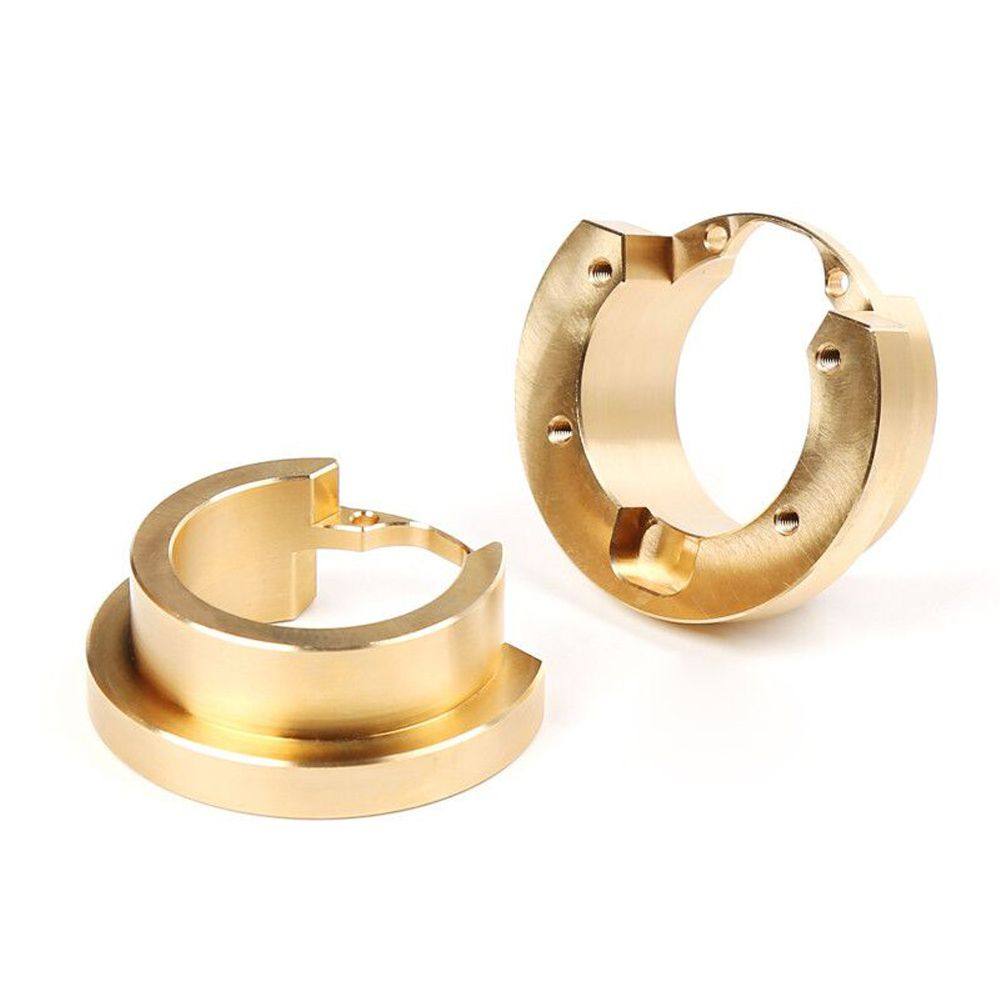 TRAXXAS TRX4桥边黄铜配重块 转向配重 前后通用 单边82g