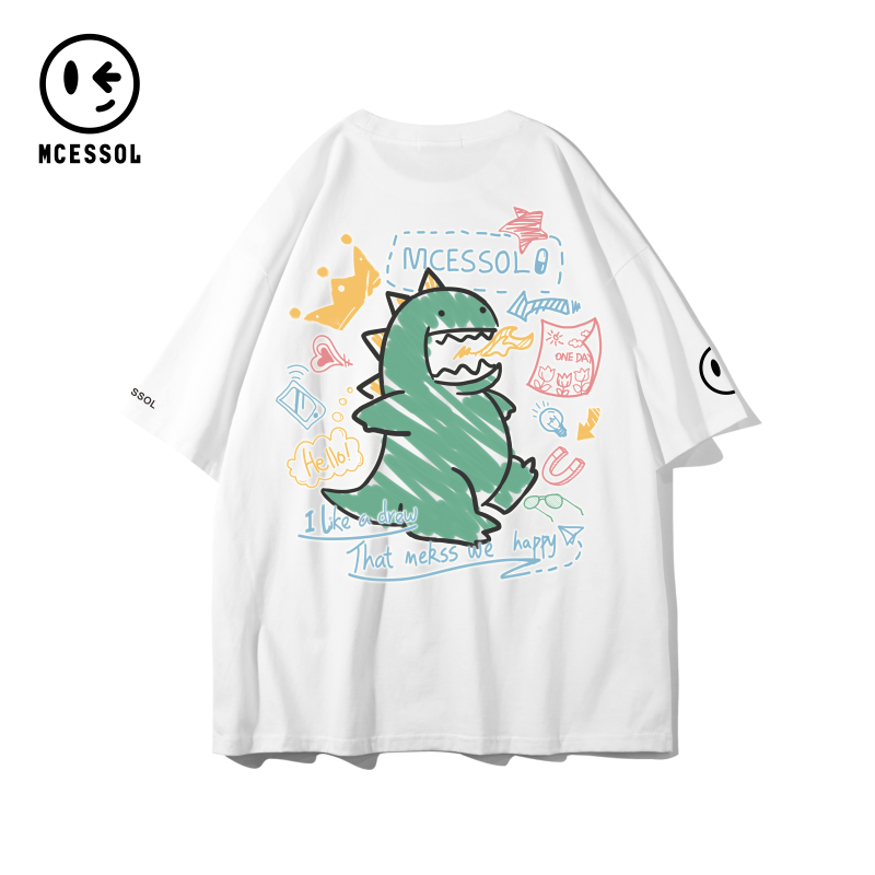 春夏宽松时尚潮流T恤舒适