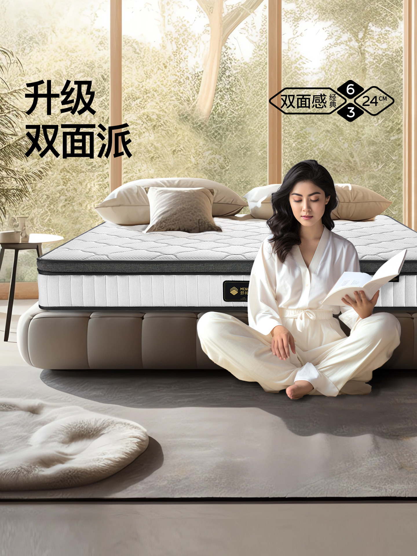 梦之神乳胶床垫席梦思独立弹簧床垫椰子棕十大名牌家居追梦