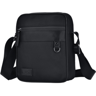 七匹狼单肩包2026新款商务出勤大容量男士包包时尚斜挎包百搭男包