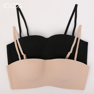 100%感觉百分百感觉B薄光面无钢圈简约舒适聚拢半杯内衣文胸9087