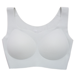 【拍两件168元】百分百感觉B薄杯无痕无钢圈背心式舒适内衣3021