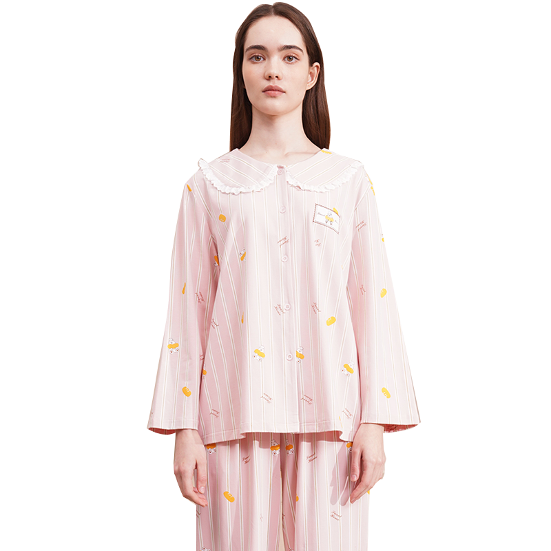 百分百感觉女性棉家居服舒适亲肤