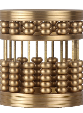 纯铜笔筒摆件书房办公室桌收纳盒