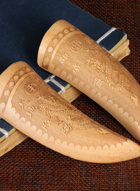 桃木圣杯卦实木圣卦掷杯大号双龙阴阳杯贡杯茭杯佛堂道家佛具用品