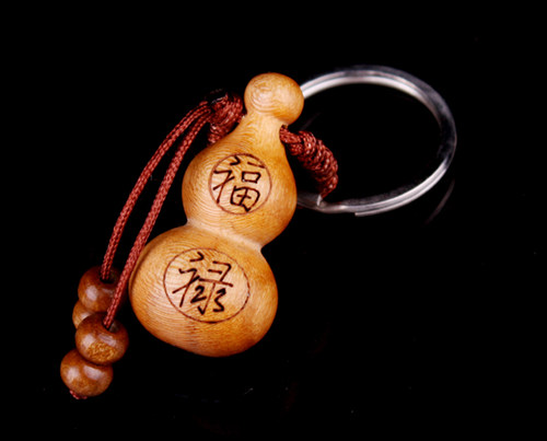 桃木葫芦钥匙扣挂件创意男女士款