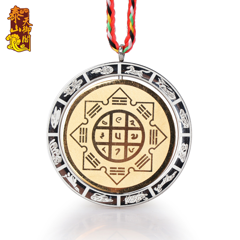 钛钢项链六字真言观音佛像吊坠男女士长款简约个性不掉色饰品挂件