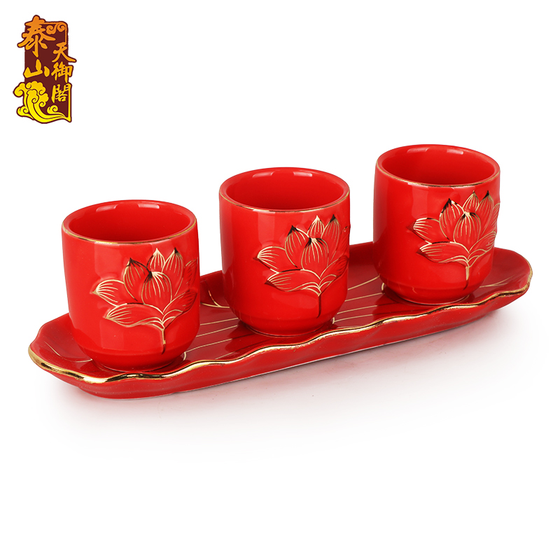 供佛酒杯佛前圣水杯净水杯子家用佛前供奉观音财神爷供杯佛堂用品