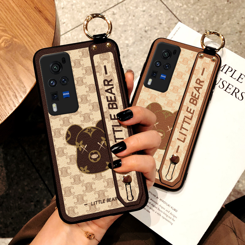 vivox60手机壳暴力熊斜挎曲屏