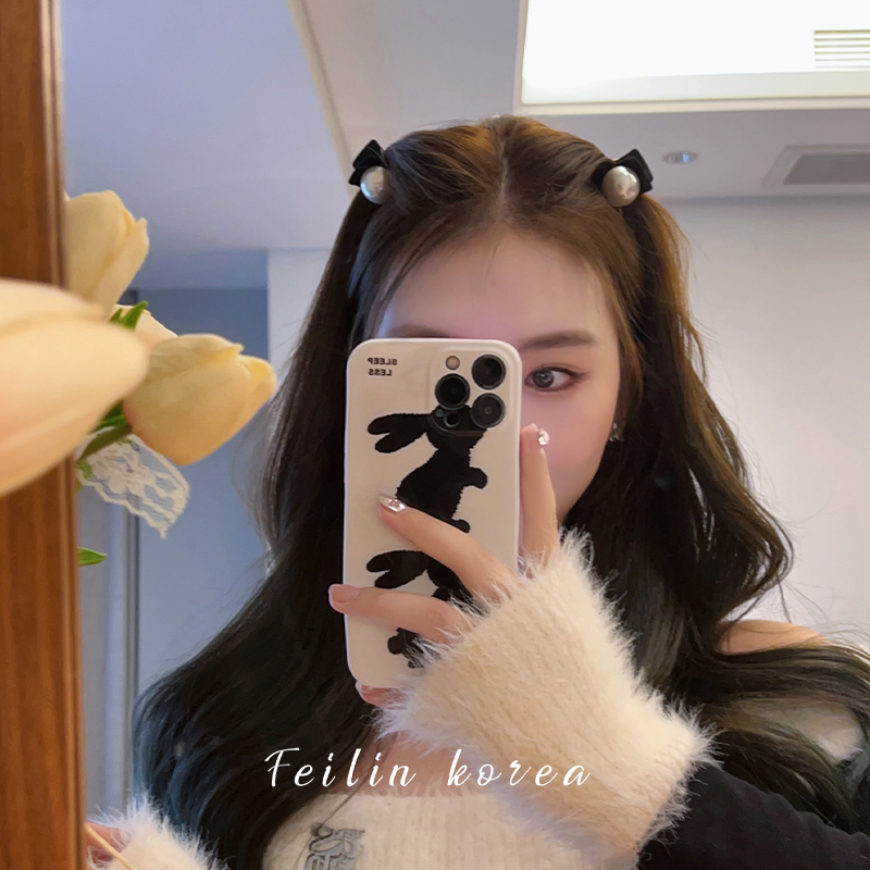 公主头珍珠小抓夹刘海前额边夹