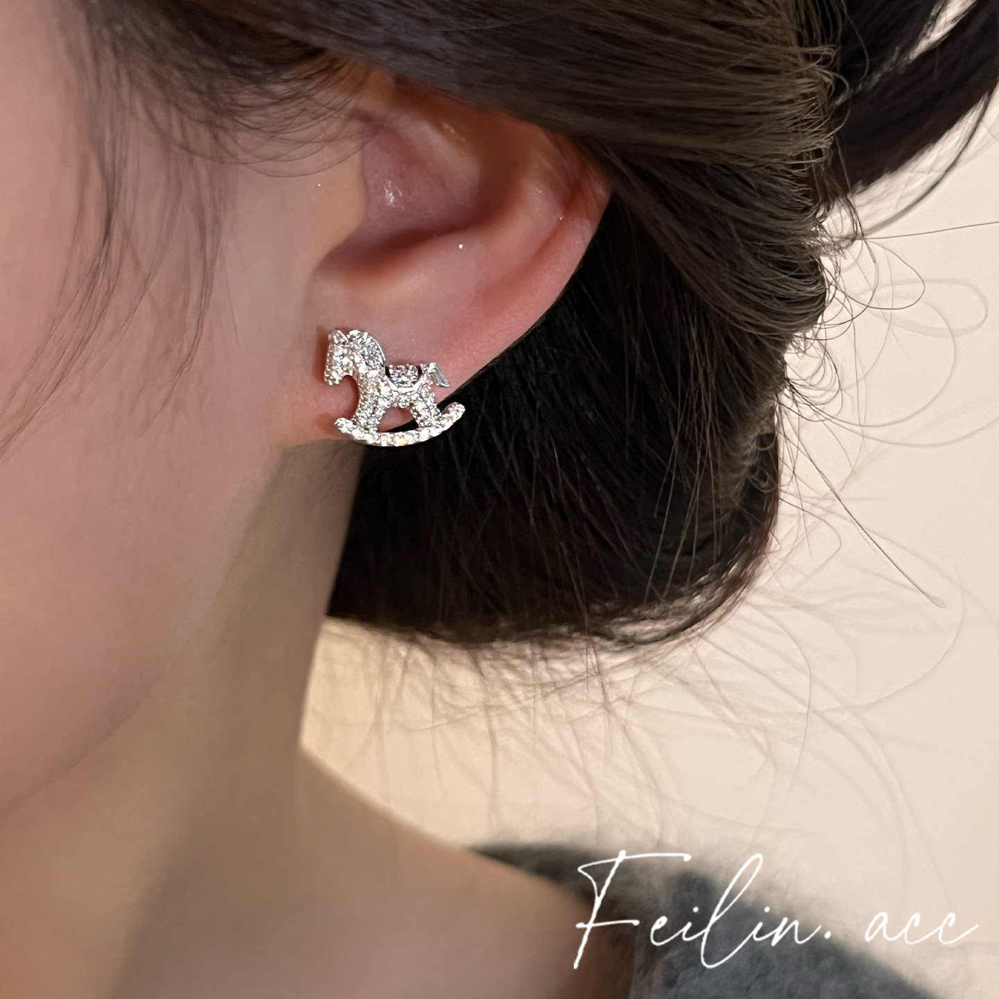 小马木马锆石耳钉女款高级感轻奢绝美2026新款s925纯银针耳饰耳环,饰品/流行首饰/时尚饰品新,耳钉,淘宝优惠券,粉丝福利购,淘宝优惠卷