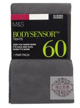 英国马莎进口marks&spencer女春夏薄款60D时尚灰色连裤袜意大利产