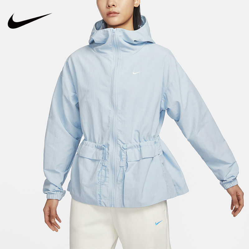 Nike耐克外套女秋季新款连帽