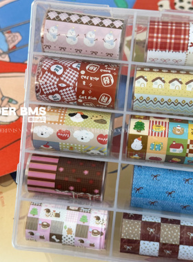 MOOERBMS 墨尔色彩转印纸新年限定色 每卷100cm波点插画美甲素材