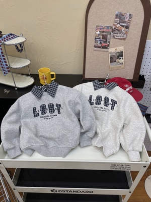 男童翻领卫衣加绒秋冬2025新款儿童冬季加厚打底衫男孩一体绒上衣